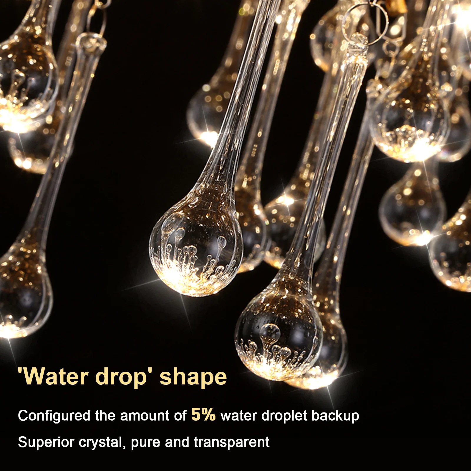 Ctyptoncoffee Large Crystal Chandeliers for High Ceilings - Image 2