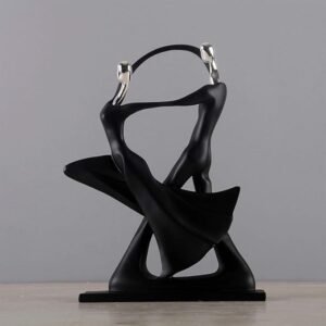 Lovers Statue Abstract Sculpture Modern Art Desktop Ornament for Home Decor Living Room Decor