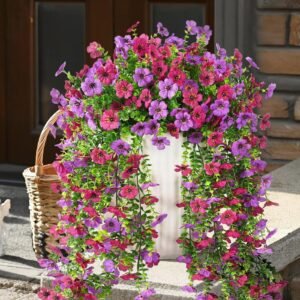 Artificial Hanging Flowers for Outdoor Spring & Summer Decoration