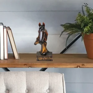 Majestic High-Quality Resin Horse and Foal Bust Animal Statue
